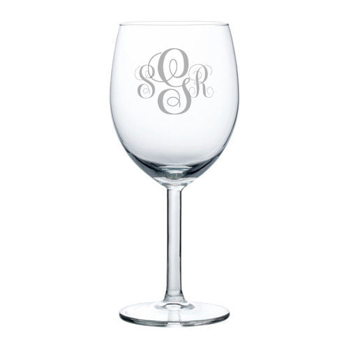 MIP Personalized Engraved Wine Glass Glasses Wedding Bridesmaid
