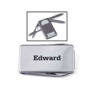 MIP Personalized Stainless Steel 3-Tool MONEY CLIP engraved